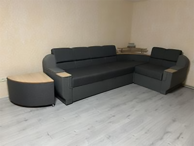 

Угловой диван Меркурий Плюс (300х190 см) IMI Серый с светло-серым