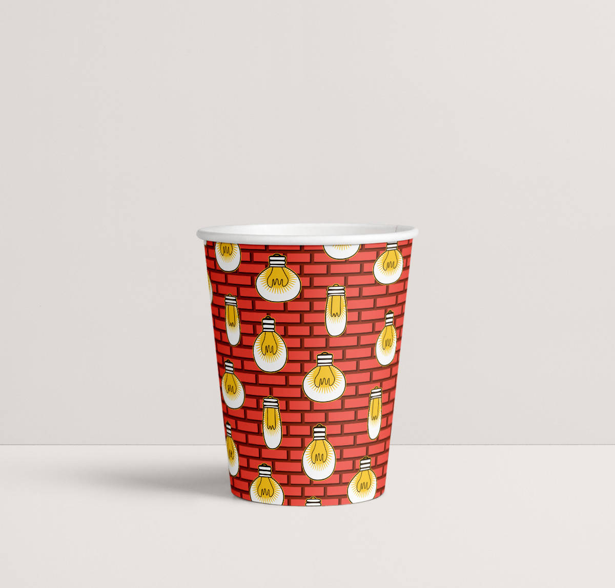 

Стакан бумажный "Лампочки" 175мл 50шт/уп