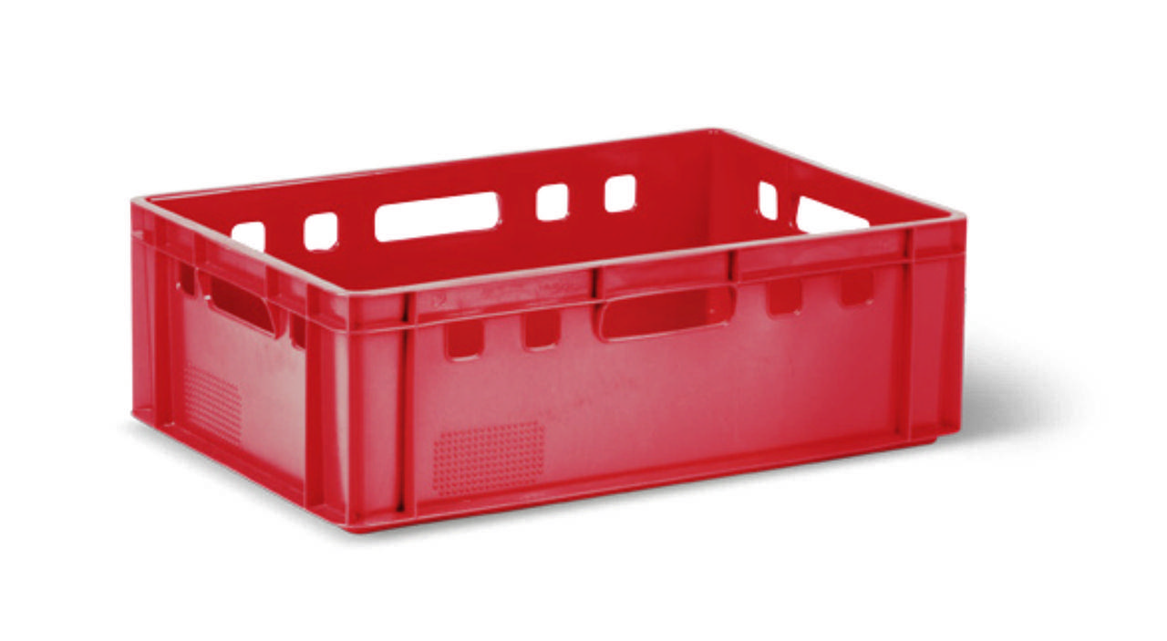 

Ящик для м'яса. HDPE тип Е2 600х400х200 мм первинний 1,8 кг.