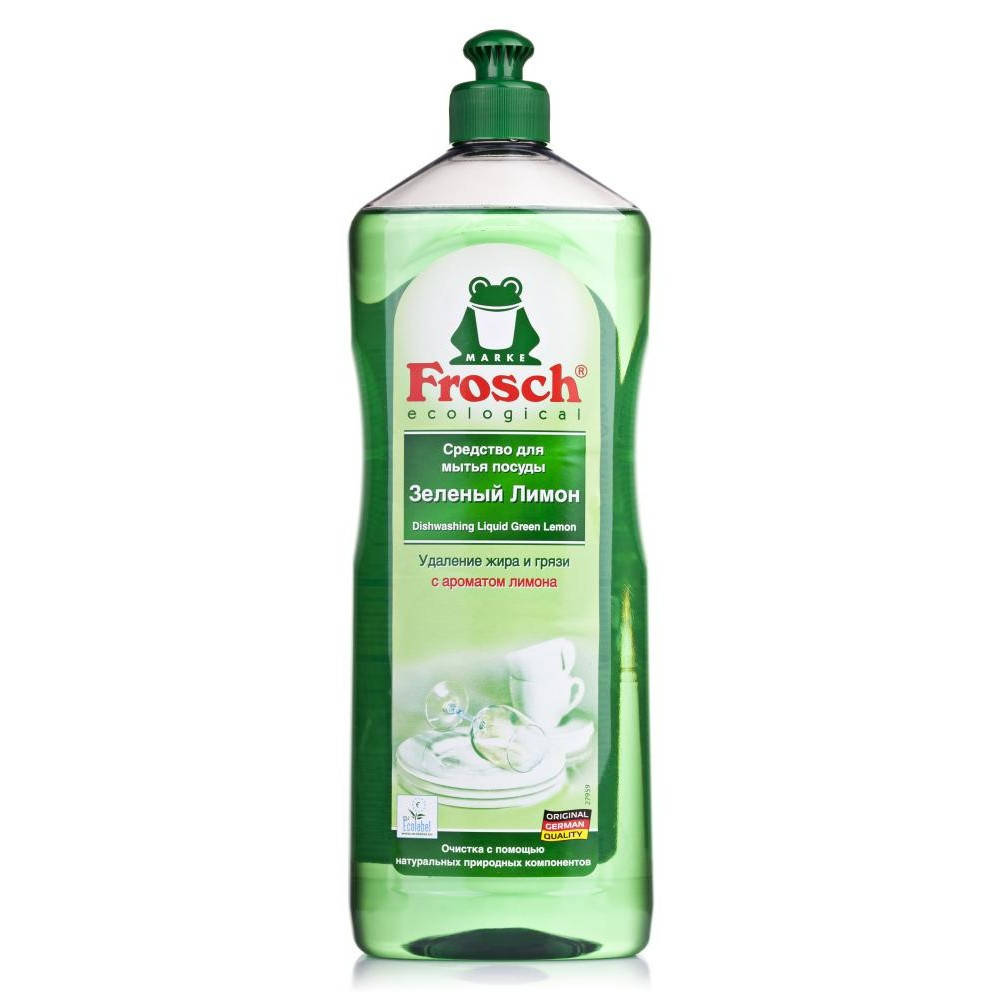 

Средство для мытья посуды Frosch Зеленый лимон 1 л (ОРИГИНАЛ)