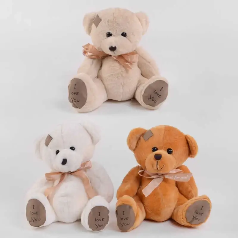 

Мягкая игрушка С 50723 (120) 3 вида, плюшевый мишка, 29 см