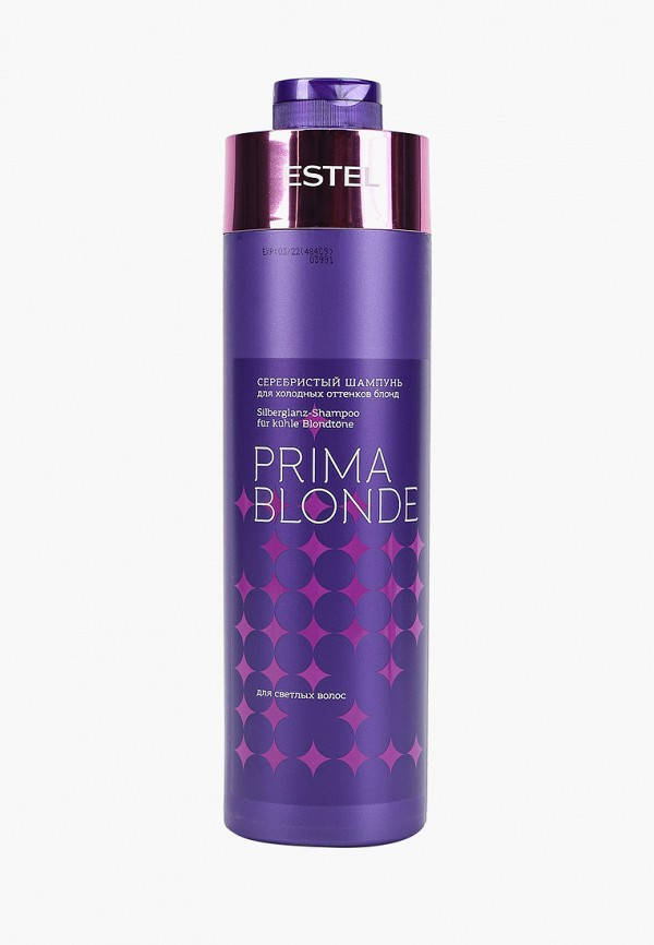 

Серебристый шампунь Estel Professional Prima Blonde для холодных оттенков блонд, 1000 мл