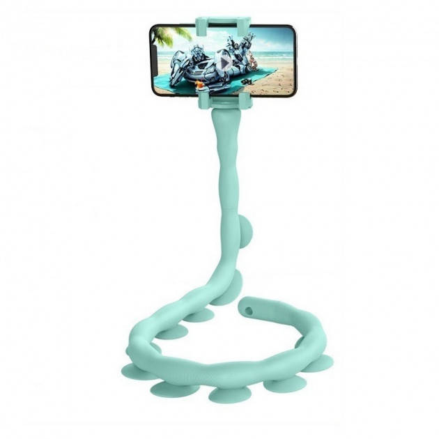 

Гибкий держатель с присосками для телефонов Cute Worm Lazy Holder, Разные цвета