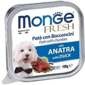 

Влажный корм для собак Monge Fresh Duck 100 г Акция