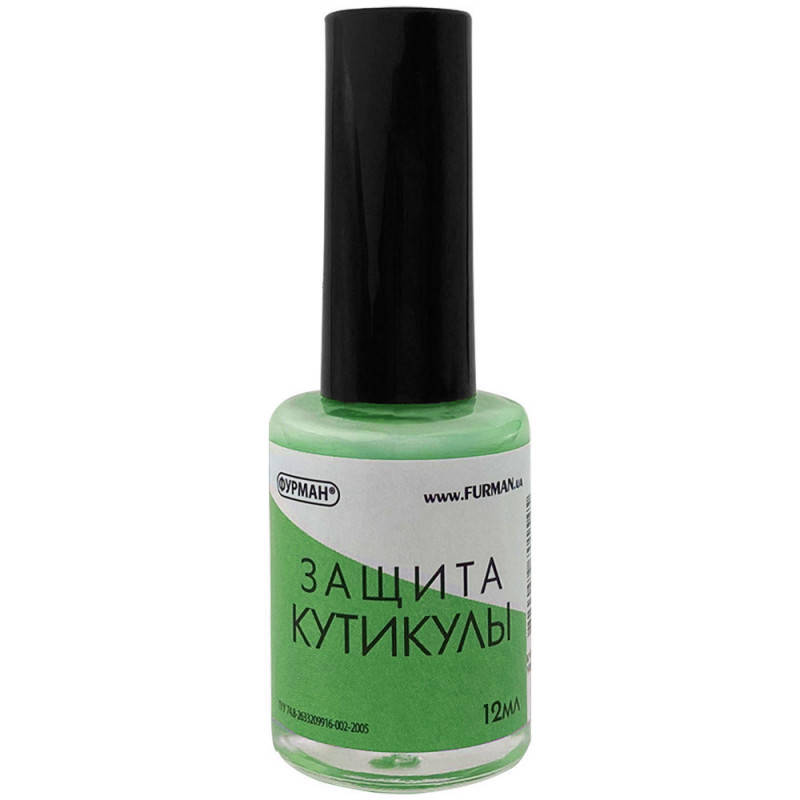 

Жидкая лента для защиты кутикулы "Фурман" (зеленый), 12 мл