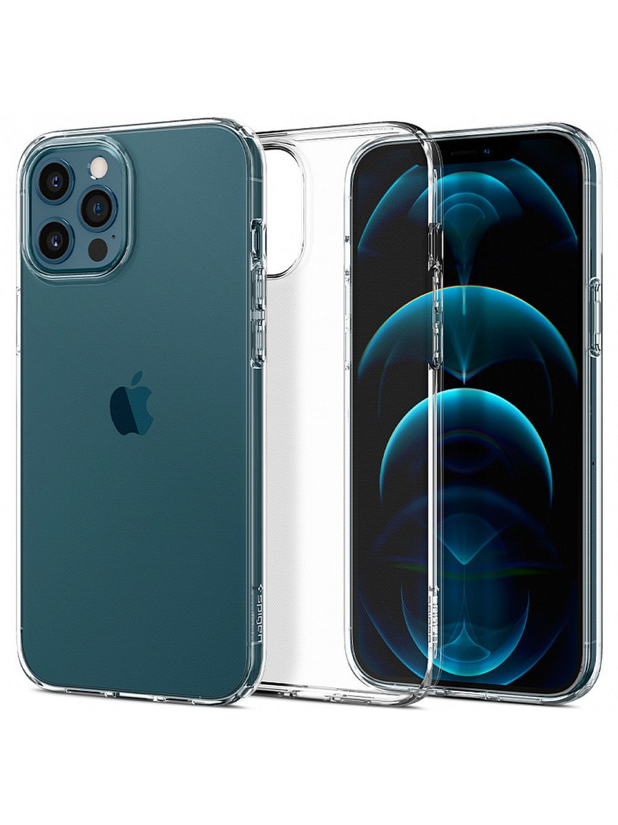 

Силиконовый прозрачный чехол для IPhone 12 Pro \ Прозрачный чехол для Айфон 12 Pro (бампер силиконовый)