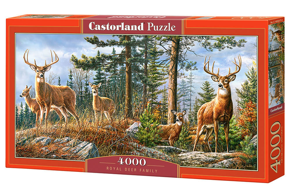 

Пазл 4000 эл. "Castorland" (Польша) / Королевская семья оленей