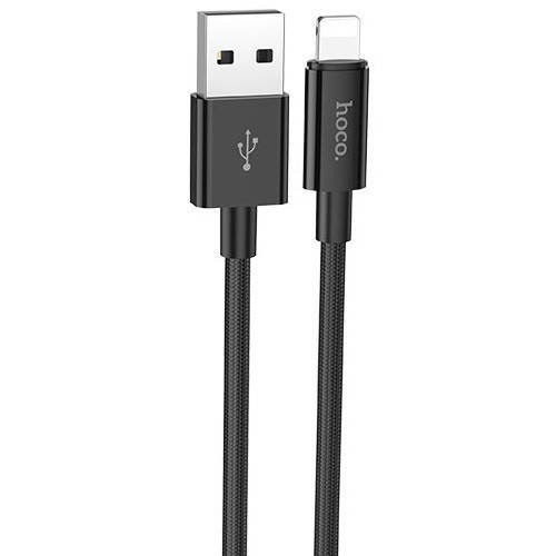 

Кабель для зарядки Lightning Apple iphone HOCO X68 100см |2.4A| Черный