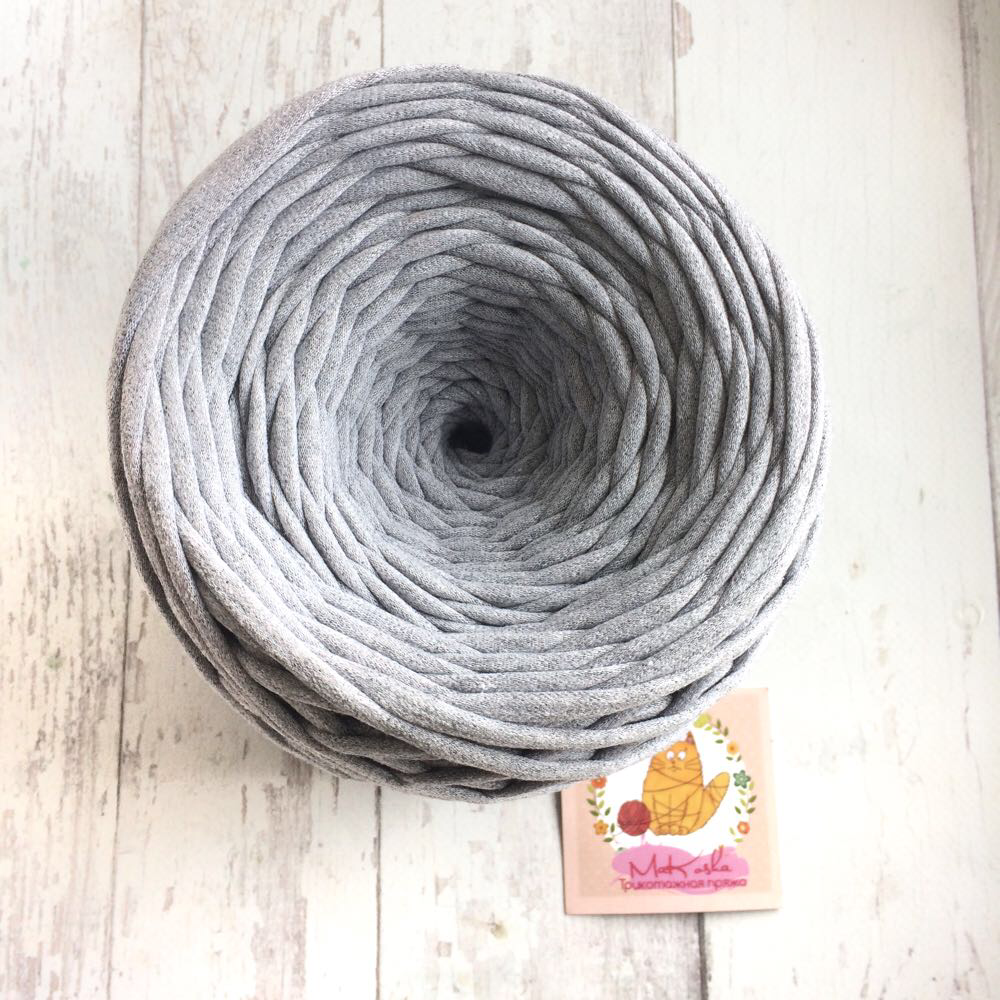 

Трикотажная пряжа MaKosha, Серый Меланж