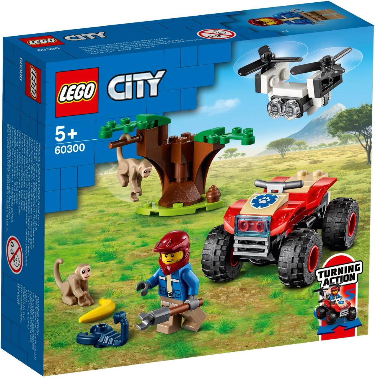 

Lego City Спасательный вездеход для зверей 60300, Черный