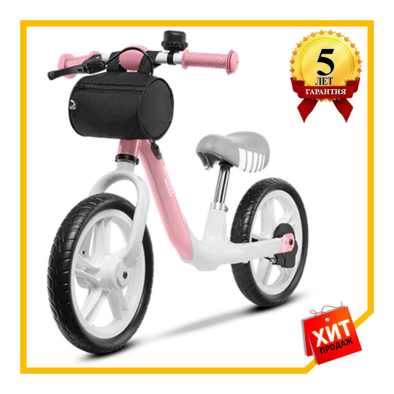 

Беговел Lionelo ARIE BUBBLEGUM розовый
