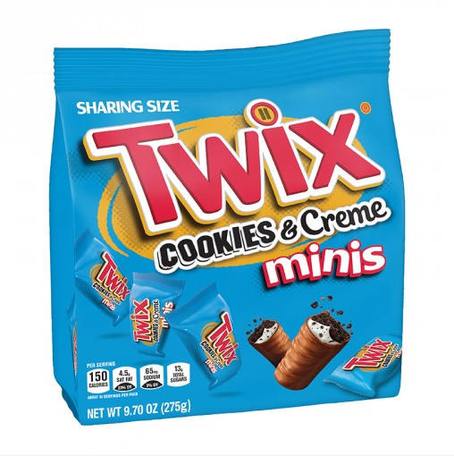 

Набор конфет Twix Cookies & Creme Minis Sharing Size 275g