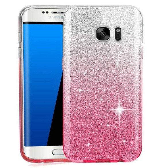 

Силиконовый чехол градиент блеск для Samsung Galaxy A7/A750 2018, Разные цвета