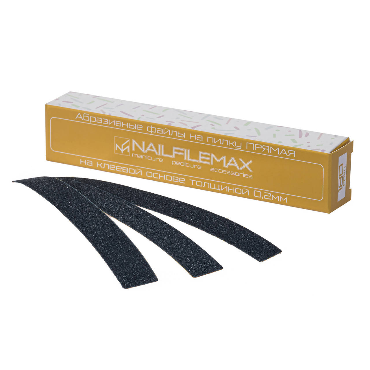 

Змінні файли Nail File Max до основи металічної ПРЯМА, 30 шт./уп., 180 грит
