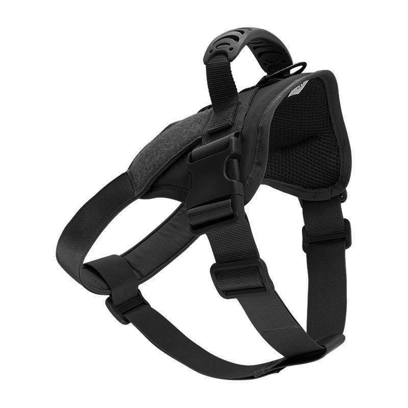 

Шлея для собак Harness, тактический жилет с ручкой, Черный L (70-90 см)