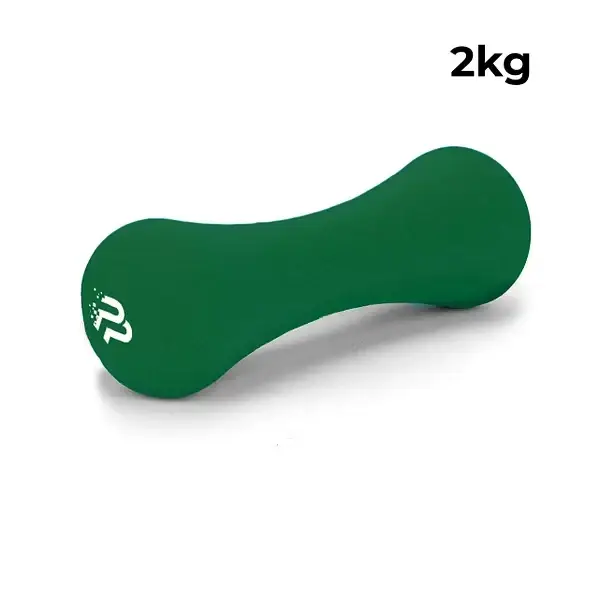 

Гантель PowerPlay 4126 неопреновая 2 кг (1шт) Green, Зелёный