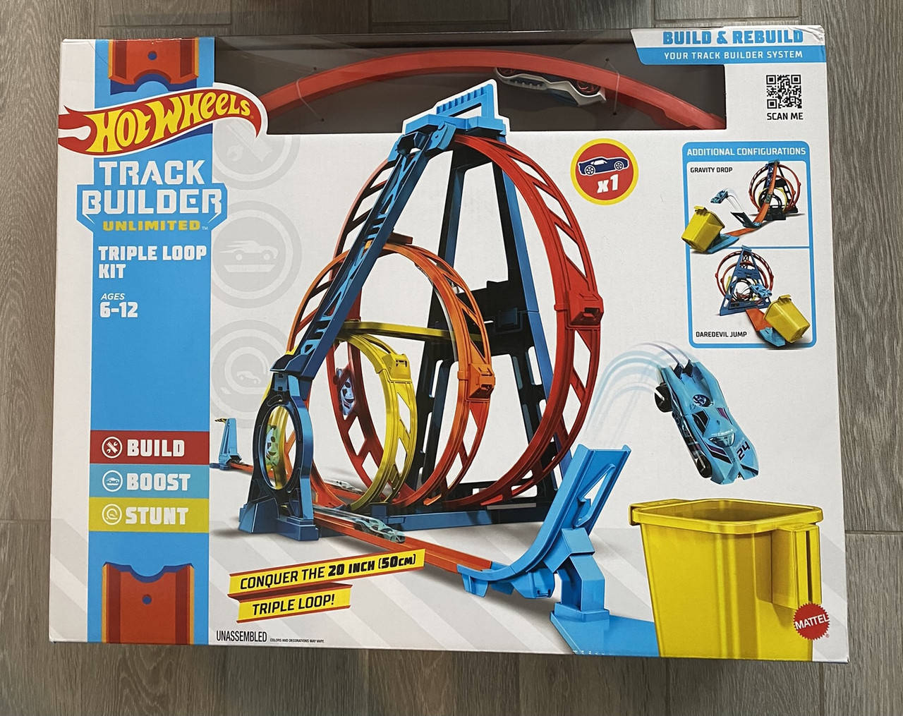 

Тройная петля Hot Wheels Track Builder Unlimited