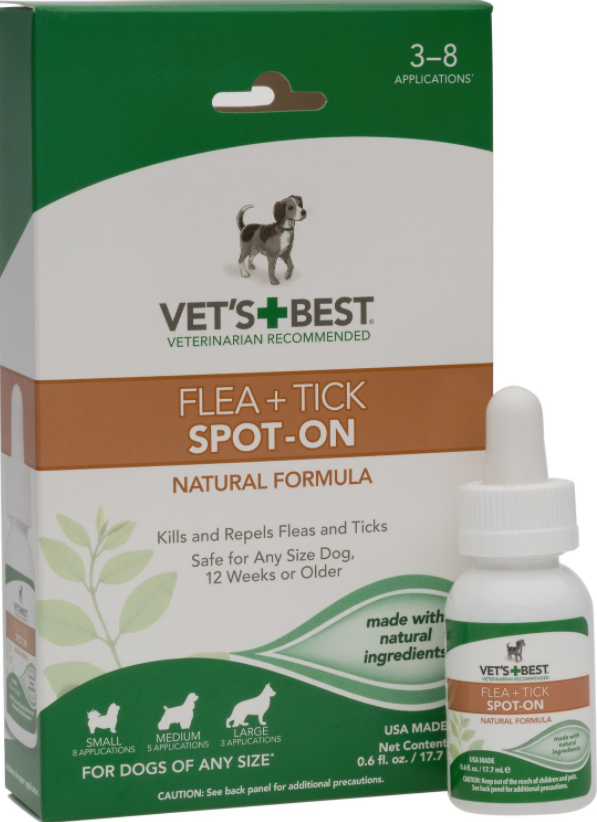

Vet`s Best кали от блох и клещей 17,7мл для собак и щенков (пипетка-дозатор)