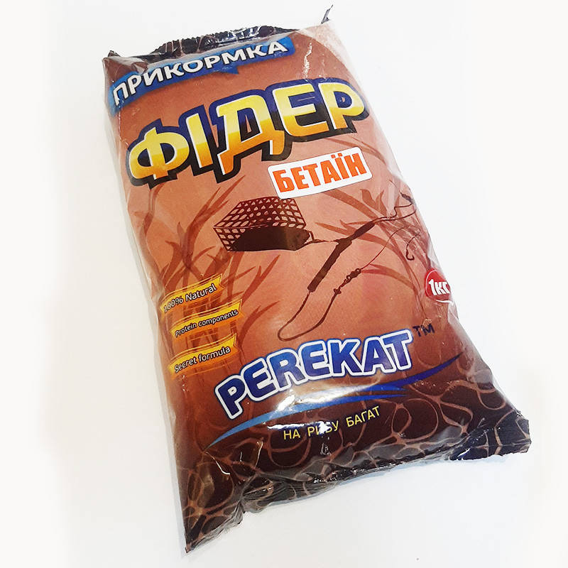 

Прикормка Бетаин Фидер 1кг Perekat