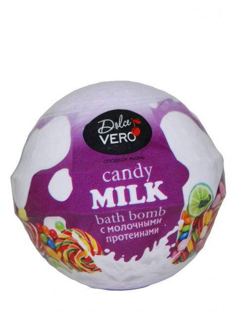 

Бомба для ванн DOLCE VERO с протеинами молока «Candy MILK» 75г