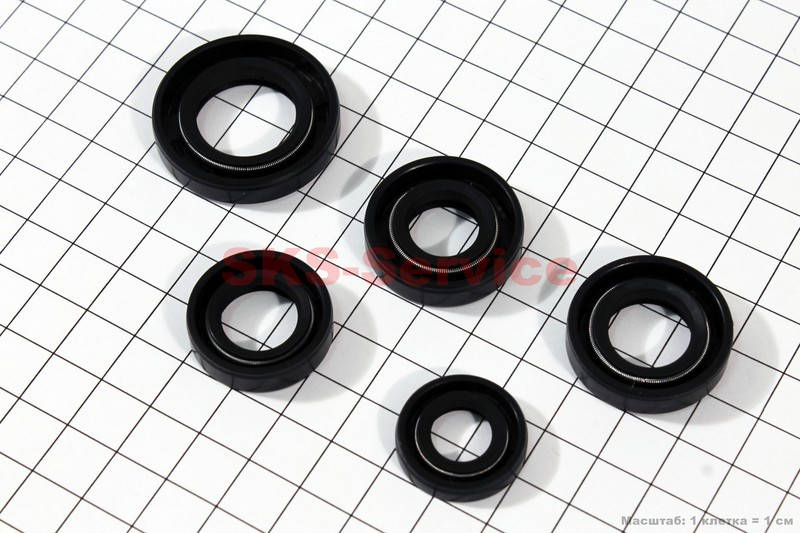 

Сальник двигателя к-кт 5шт CB-200cc (20*34*7; 14*28*7; 16*28*7; 15*25*7; 12*22*5) для мотоцикла VIPER -125-J (двигатель СВ-125сс-200сс)