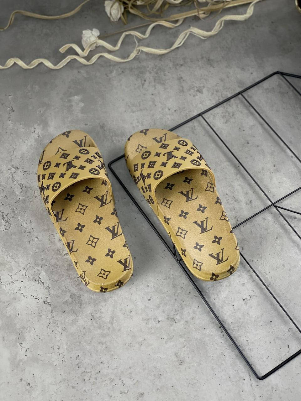 

Женские шлепанцы Louis Vuitton Slide Beige ALL05767