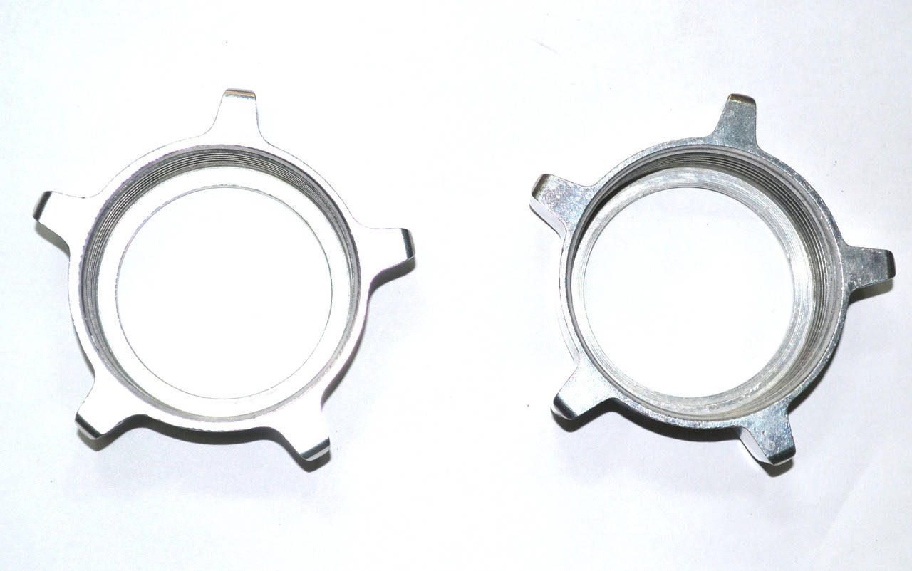 

Гайка корпуса (накатная) для мясорубки универсальная D=60,5mm (5 выступов)