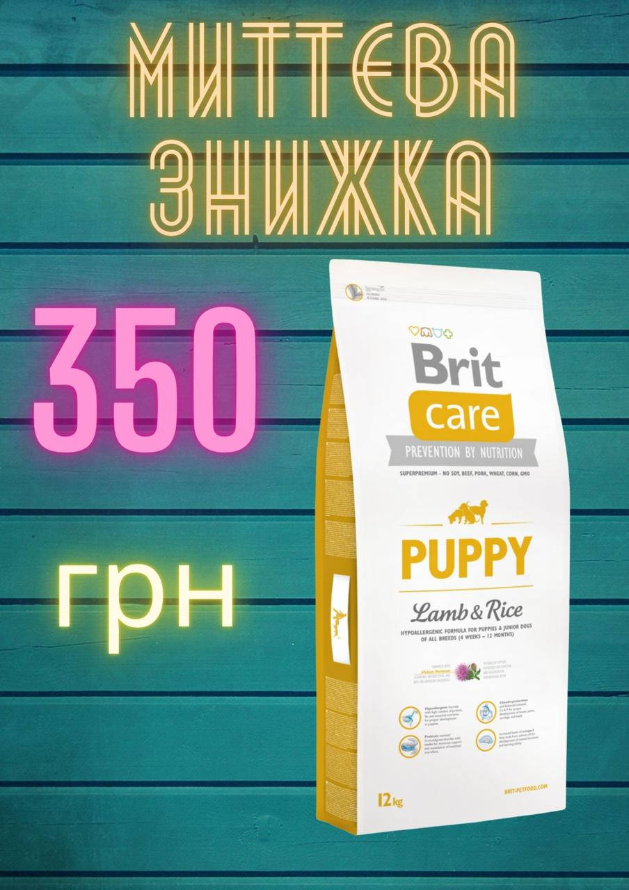 

Brit Care Puppy Lamb & Rice Брит Кеа корм с ягненком для щенков, 12 кг
