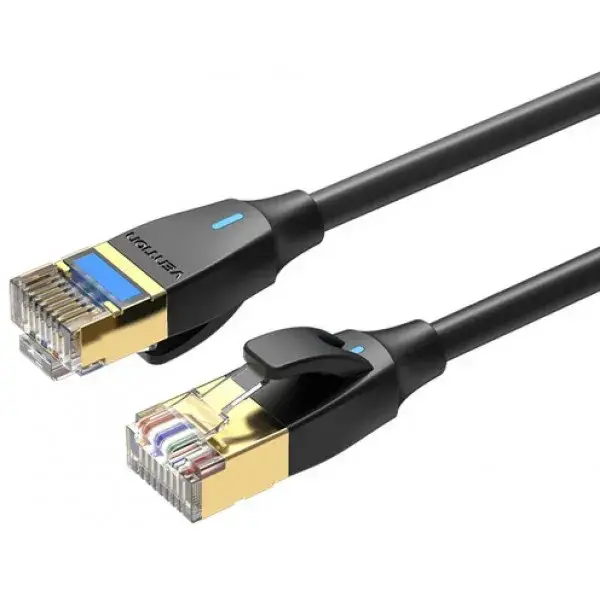 

Патч-корд Vention CAT 8 SFTP Ethernet Slim Type 3 м Black (IKIBI), Черный