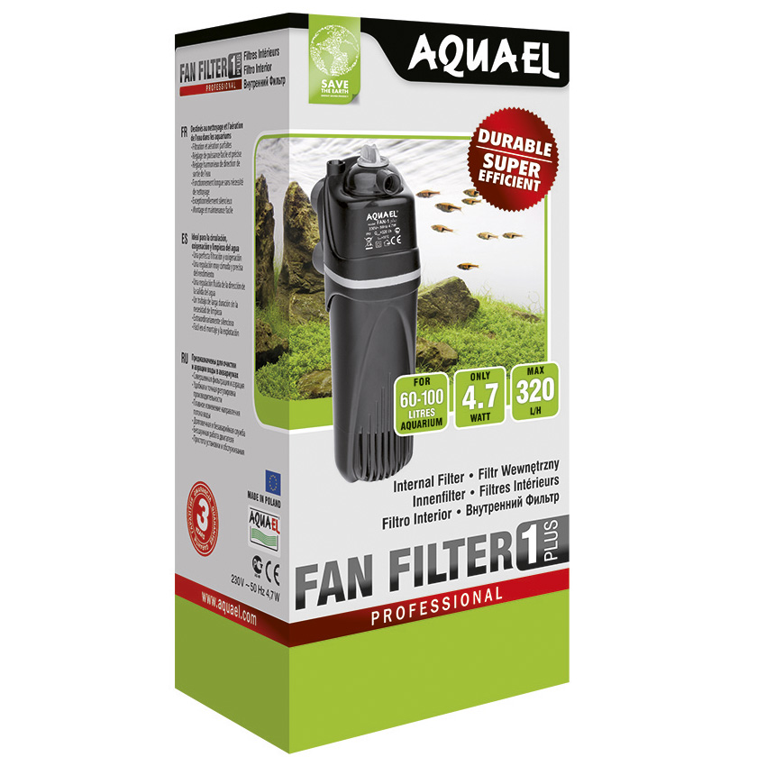 

Внутренний фильтр для аквариума "Aquael FAN FILTER 1 Plus" до 100 л