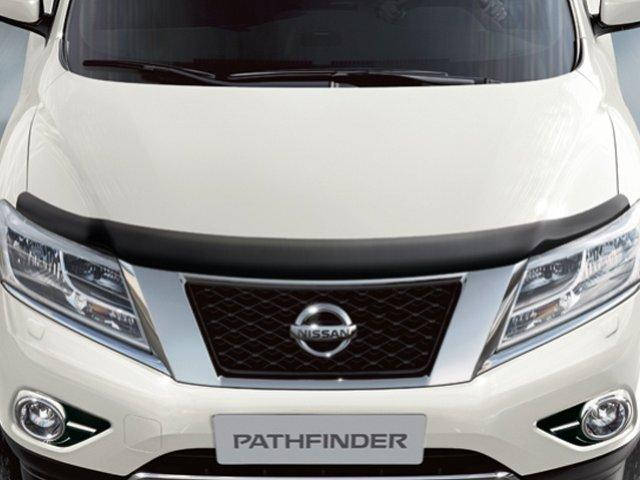 

Дефлектор капота (Люкс!) мухобойка Nissan Pathfinder 2014-2023, SIM, SNIPAT1412