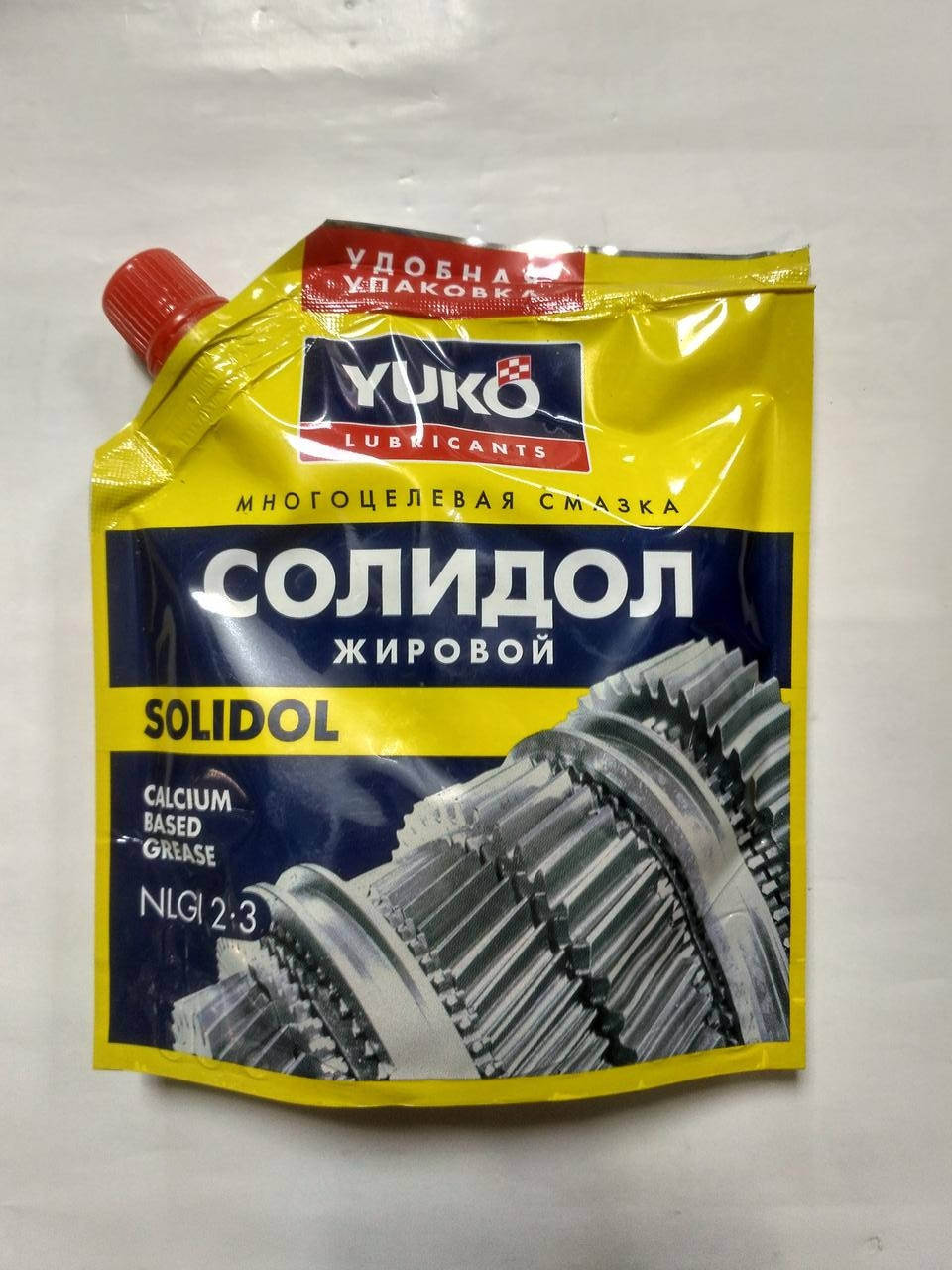 

Многоцелевая смазка СОЛИДОЛ ЖИРОВОЙ YUKO, E 150g