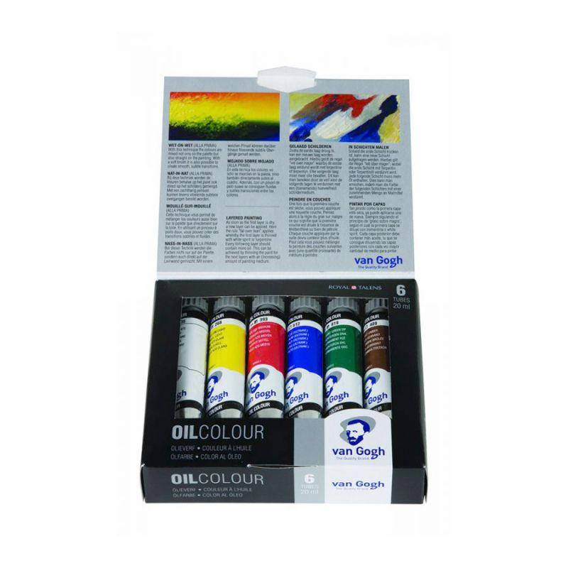 

Набор масляных красок VAN GOGH, Starter set, 6*20 мл, Royal Talens