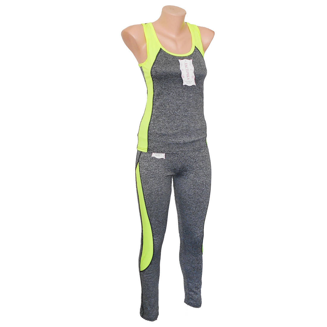 

Спортивные комплекты Ласточка (лосины + майка, No.A468-102) S/M (48-52), Серый