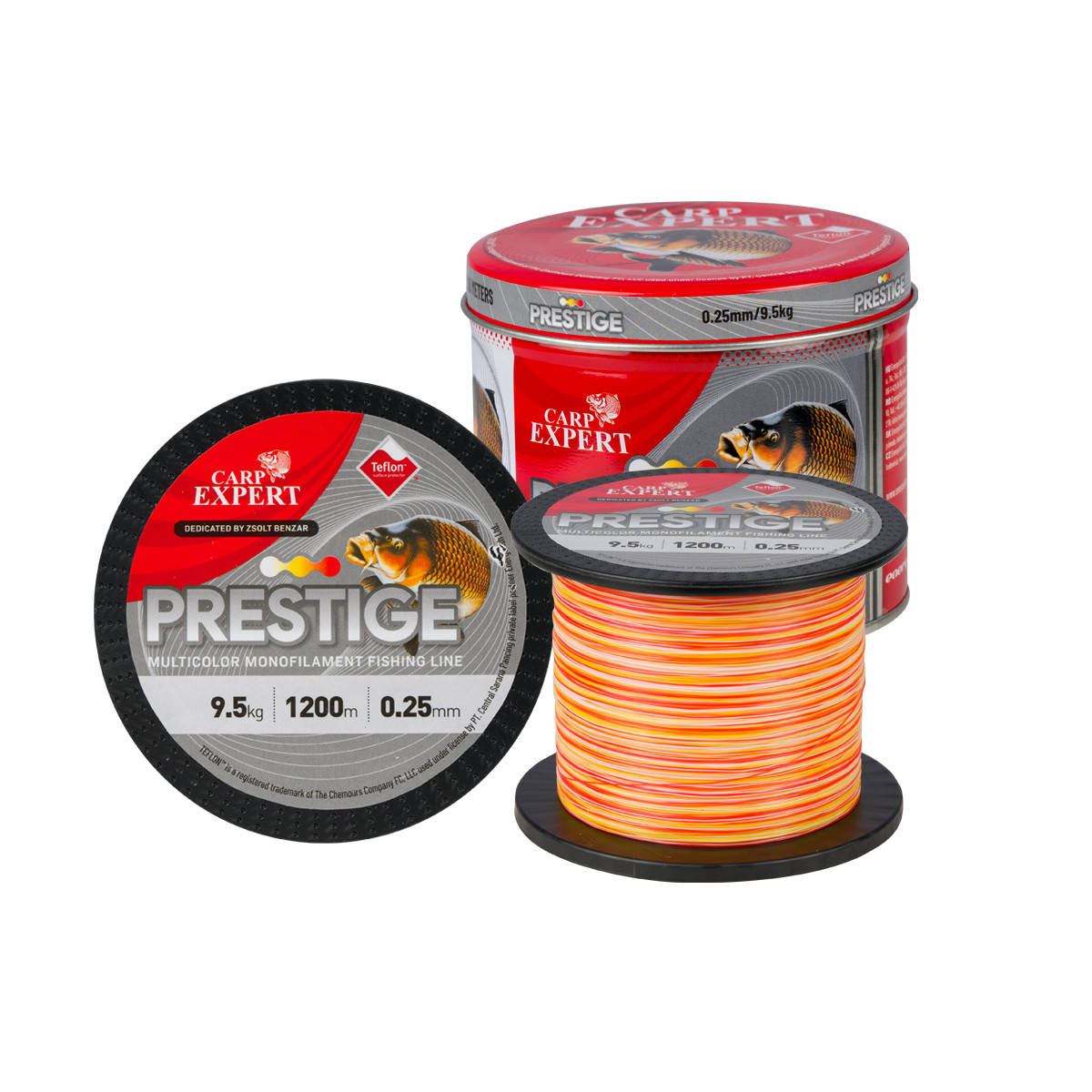 

Леска Energofish Carp Expert PRESTIGE MULTICOLOR Teflon Coated 1200m 0.28mm 11.3kg