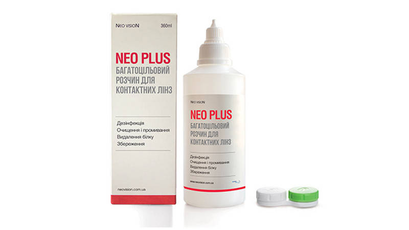 

Раствор для линз Neo Plus 360мл (с контейнером)