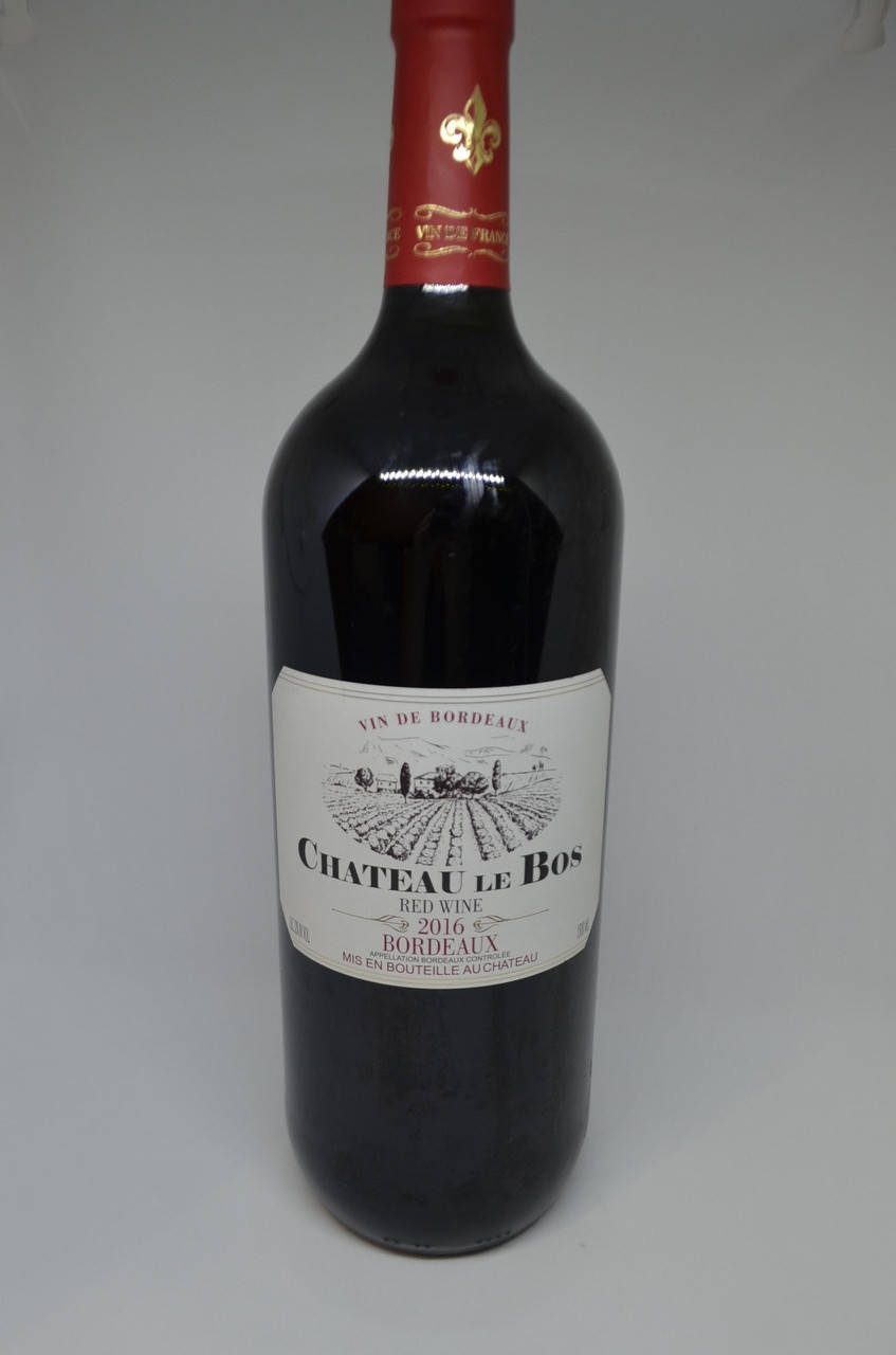 

Вино сухое красное Bourdeux Chateau le Bos 1.5 л