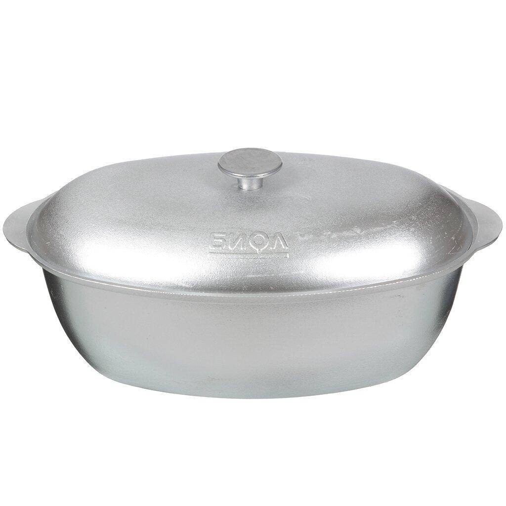 

Гусятница литая 6 л, алюминий с крышкой