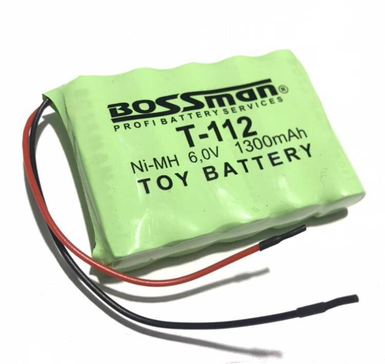 

Аккумуляторная сборка Bossman-Profi T-112 6V 1300mAh (Ni-Mh)