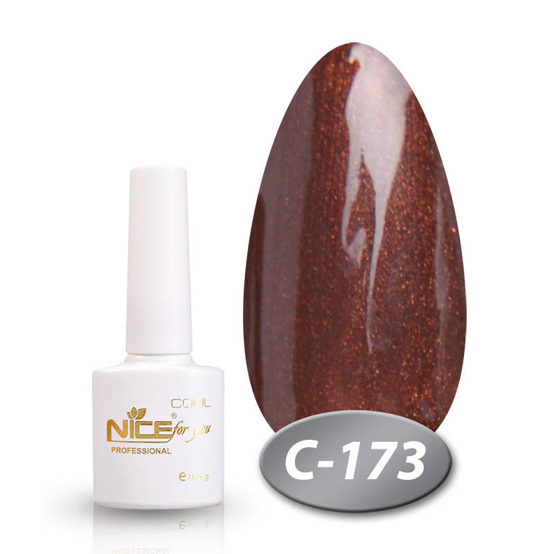 

Гель-лак Nice for you Cool С-173 темный шоколад 8,5 мл