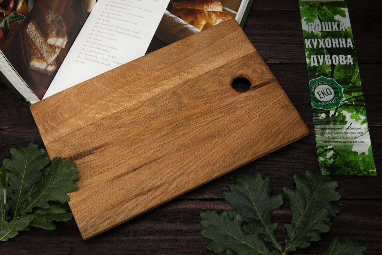 

Доска разделочная прямоугольная дубовая, 20*30см., Коричневый