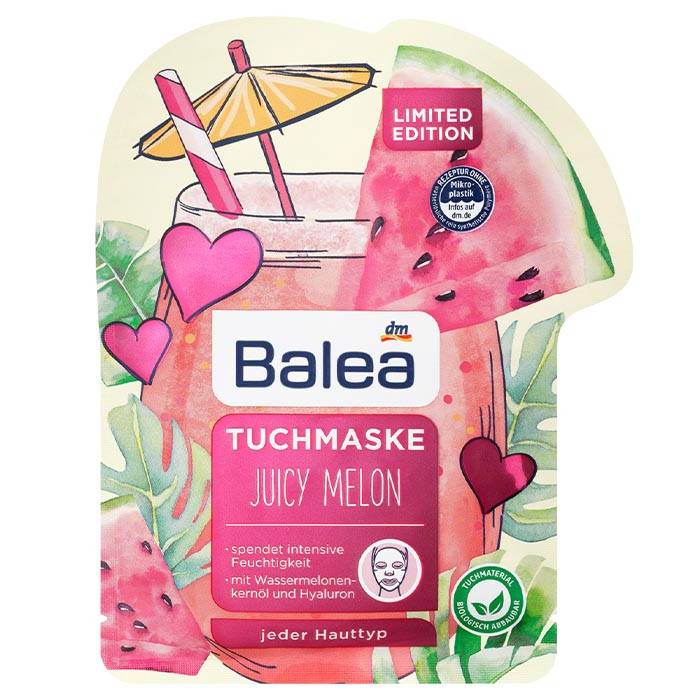 

Маска для лица Balea Juicy Melon тканевая 1 шт