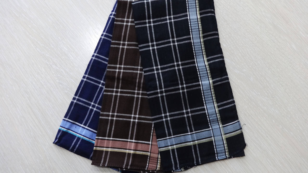 

Платок носовой мужской 40*40 см хлопок, Разные цвета