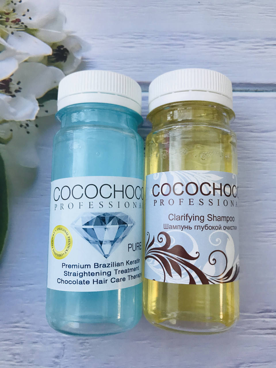 

Набор для кератинового выравнивания волос Cocochoco Pure 100+100