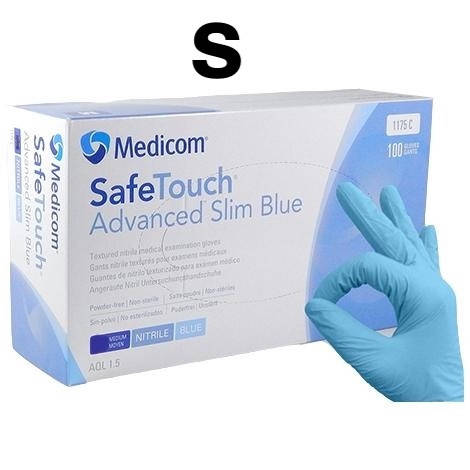 

Нитриловые перчатки  Medicom (50 пар, Голубой