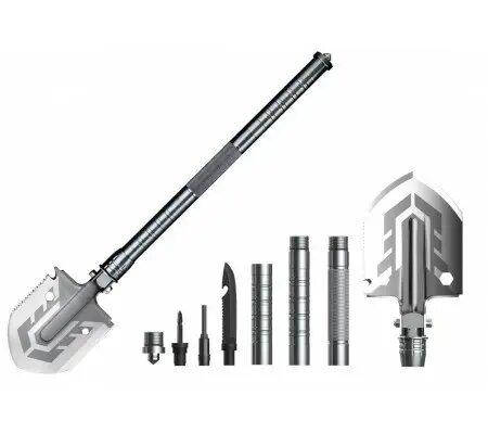 

Саперная лопата туристическая тактическая 16 в 1 Han-Wild мультитул для выживания