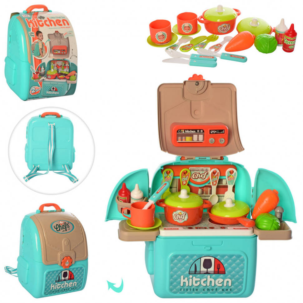 

Игрушечная детская кухня 008-966A плита с кухонными принадлежностями, Time Toys