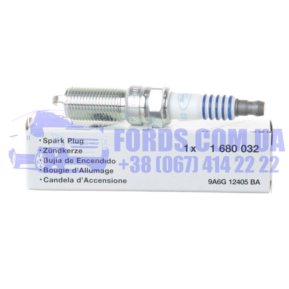 

Свеча зажигания FORD FIESTA/FOCUS/C-MAX (1.4/1.6 DOHC) (1680032/9A6G12405BA/1680032) ORIGINAL