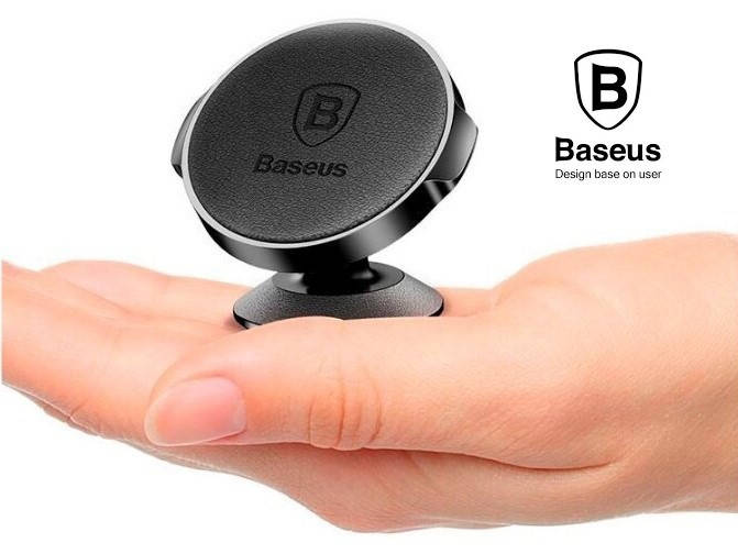 

Автомобильный магнитный держатель для телефона металлический Baseus