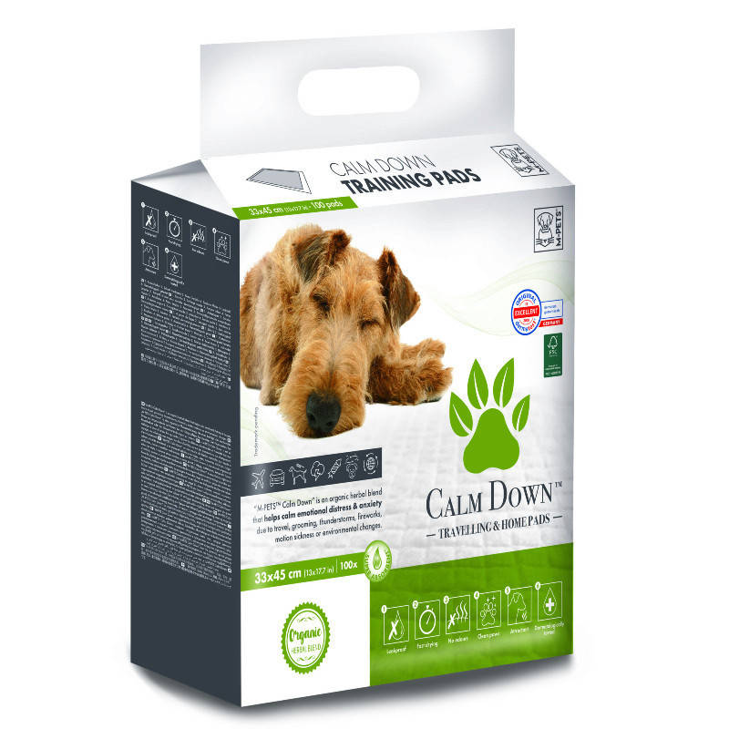 

M-Pets Calm Down Travelling & Home Pads 33х45 см / 100 шт. - Одноразовые пеленки для путешествий с